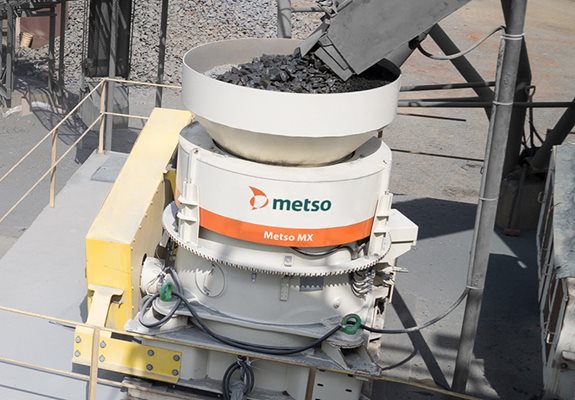 Britadora Metso. Imagem Mogroup