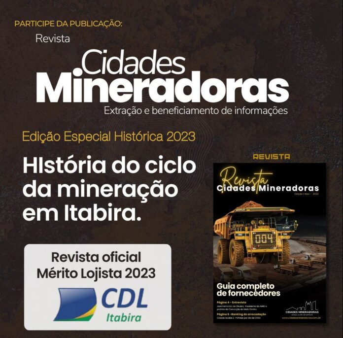 WhatsApp Image 2023-07-12 at 09.56.54 Publicação aborda as oito décadas de exploração do minério de ferro em Itabira e terá entrevistas com representantes de peso do segmento