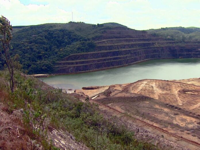 Foto: EPTV / Reprodução - Barragem de rejeitos da INB recebe 18 exigências de adequações