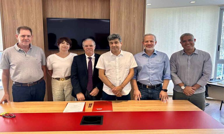 São Gonçalo do Rio Abaixo assina termo com Ibram e Amig em busca de independência da mineração São Gonçalo do Rio Abaixo assina termo com Ibram e Amig em busca de independência da mineração