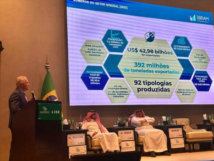 Sem Título-10 Brazil Saudi Arabia Conference é realizado pelo Grupo de Líderes Empresariais (Lide) e vai até esta quarta-feira (5), com foco na geração de investimentos em diversas áreas - Evento Ibram