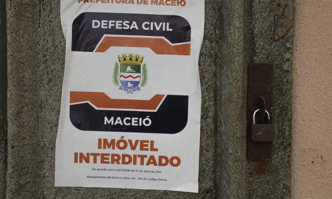 Órgão federal rejeita ação de contestação do acordo do Estado; Governo de Alagoas diz que acordo impede reparação integral dos afetados pela mineração de sal-gema da Braskem