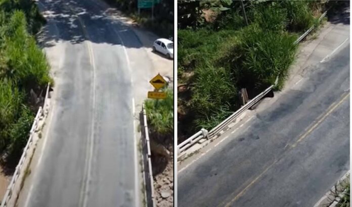 Sem Título-9 Manutenção ocorrerá no próximo sábado (18) na cabeceira da ponte sobre o córrego Onça Grande, próximo ao trevo de Jaguaraçu; BR-381 ficará interditada por 10 horas no local