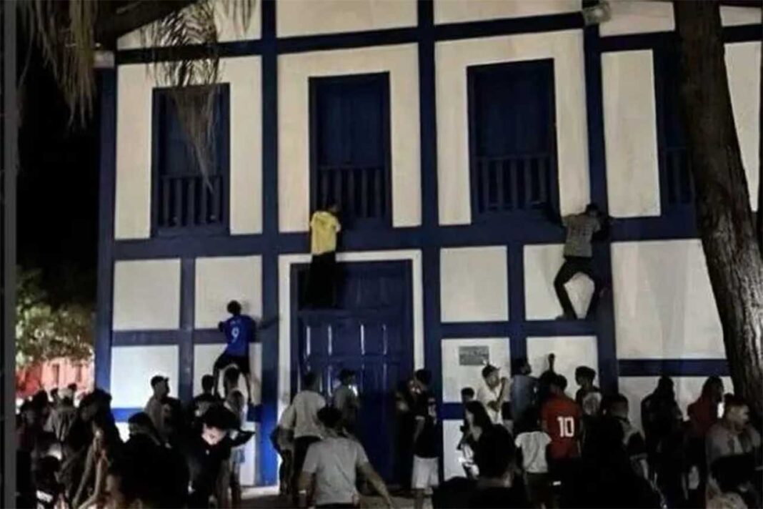 Em novembro do ano passado, influencer Cesar Rincon promoveu “caça ao tesouro” que resultou em depredação de bens públicos na cidade minerada do Noroeste Mineiro