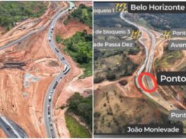 Motoristas devem evitar o local e procurar rotas alternativas a partir das 13h; BR-381 tem obras na altura do KM 379