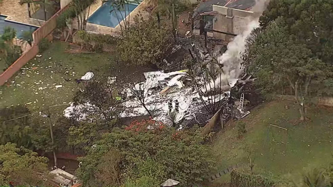 Avião da empresa Voepass caiu em Vinhedo-SP, depois de ter decolado de Cascavel-PR; Aeronave havia transportado passageiros de São Paulo ao Vale do Aço antes do acidente