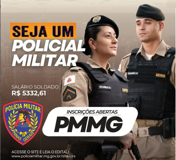 concurso-publico-pm-minas-soldado As inscrições para o concurso público da PM de Minas vão até dia 01 de setembro e o processo é feito pelo site oficial