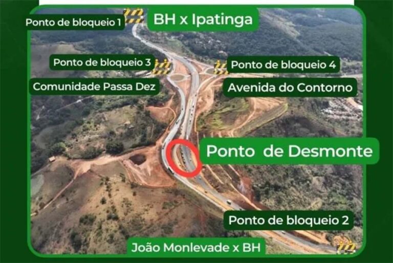 Trabalhos serão realizados no KM 379 da rodovia, neste sábado; BR-381 terá interdição nos dois sentidos a partir das 13h