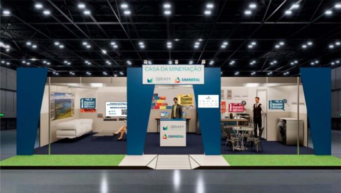 Móveis e equipamentos do espaço que apresentou produtos da mineração na feira foram entregues por representantes do Ibram para o Núcleo Assistencial Caminho para Jesus