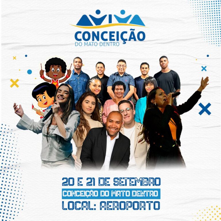 4° edição do Festival Aviva Conceição do Mato Dentro agita o público nesta sexta e sábado 4° edição do Festival Aviva Conceição do Mato Dentro agita o público nesta sexta e sábado