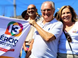 Dr. Laércio (PT) lidera a pesquisa de intenção de votos realizada pela Itatiaia, por meio do Instituto VER, com 50,4% das intenções de voto. Ele é candidato à reeleição e tem Dorinha como candidata a vice.