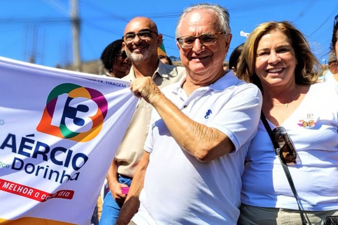 imagem site Dr. Laércio (PT) lidera a pesquisa de intenção de votos realizada pela Itatiaia, por meio do Instituto VER, com 50,4% das intenções de voto. Ele é candidato à reeleição e tem Dorinha como candidata a vice.