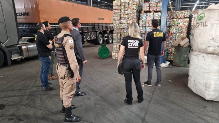 MPMG, Receita Estadual, Polícia Civil e Polícia Militar realizaram operações em Belo Horizonte, Contagem e Nova Lima; Força-tarefa mobilizou mais de 70 agentes públicos contra o crime