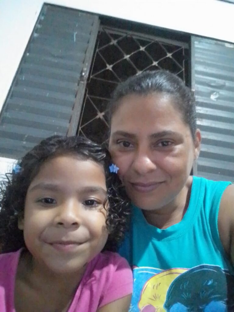 Cristiana Alves e a filha