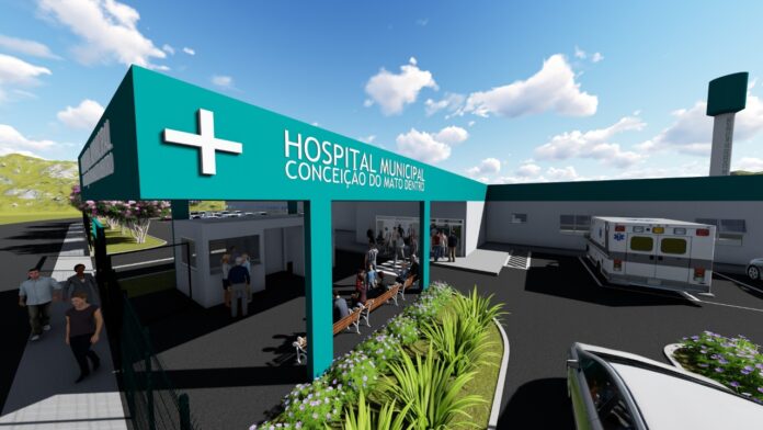 A obra no Hospital Municipal de Conceição do Mato Dentro apresenta sérios atrasos e problemas estruturais, mas a atual gestão busca corrigir falhas para entregar um hospital funcional à população