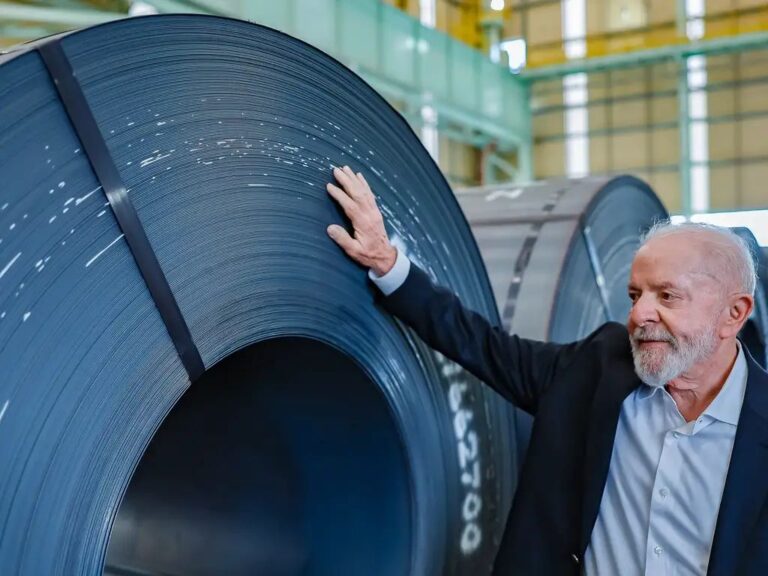 Aço exportado: EUA Confirmam tarifa de 25% para Brasil e outros países Aço exportado: EUA Confirmam tarifa de 25% para Brasil e outros países
