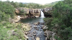 A cachoeira das três barras é uma das mais famosas do município de Conceição do Mato Dentro. 