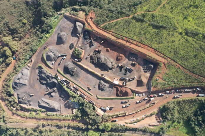 2025_Operação ECKOS_Lobo Leite_Congonhas MG Graças à nova plataforma, o controle de estoque é preciso até a última tonelada, permitindo blendagem de cerca de 4 milhões de toneladas de minério de ferro pronto para envio.