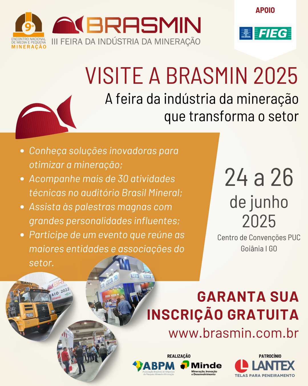 A BRASMIN 2025 chega com a promessa de ser ainda mais representativa, oferecendo oportunidades para profissionais ampliarem seus conhecimentos, atualizarem-se sobre tendências de mercado e estabelecerem novas conexões