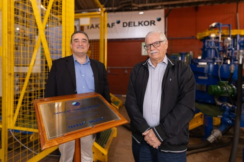 TAKRAF investe R$ 1,5 milhão em planta-piloto inédita para testes em mineração de precisão em Ouro Preto 1 Legenda da foto acima - da esq. p/ dir. - o diretor presidente da TAKRAF do Brasil, Tiago Carvalho e o presidente da Fundação Gorceix, Cristovam Paes