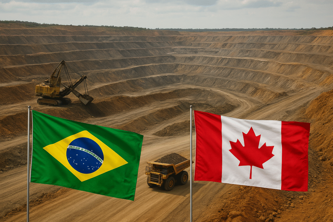 O Instituto Brasileiro de Mineração (IBRAM) recebeu, na última segunda-feira (25), autoridades do governo canadense e representantes do Ministério de Minas e Energia do Brasil para um encontro em Brasília para tratar sobre os minerais estratégicos