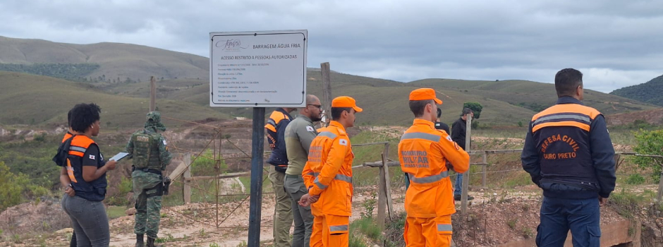 1 Governo de Minas realiza a 10ª Operação Preventiva de Fiscalização de Barragens com foco em estruturas a montante. Mais de 336 fiscalizações já foram realizadas em 2025
