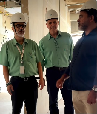 Prefeito de Itabira, Marco Antônio Lage, recebe diretores da Vale para discutir projetos do Programa Itabira Sustentável, que inclui investimentos de infraestrutura e desenvolvimento até 2040