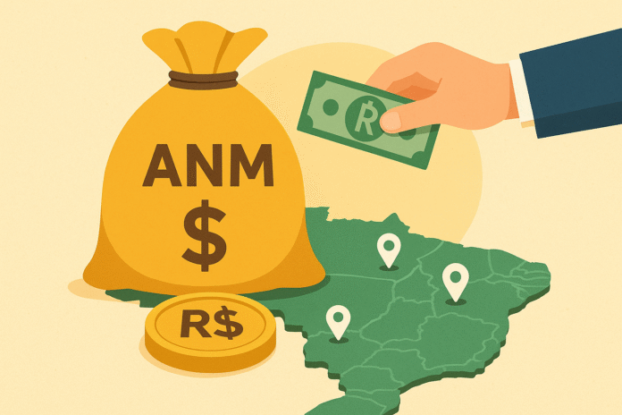 ChatGPT Image 28 de nov. de 2025, 12_41_26 Em novembro de 2023, os repasses da mineração no Brasil, o CFEM, ultrapassaram R$ 1 bilhão, beneficiando municípios mineradores, impactados e vizinhos. Confira como esses recursos foram distribuídos