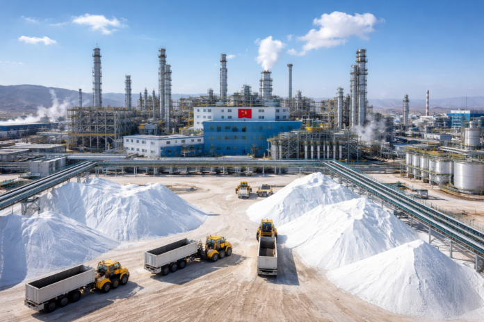 A China inaugurou a maior linha de produção de lítio do mundo, com capacidade de 20.000 toneladas anuais, utilizando uma tecnologia inovadora que aumenta a eficiência e reduz perdas. Entenda como a inovação fortalece a cadeia de suprimentos global de lítio
