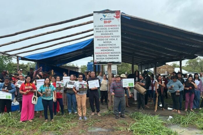 Desbloqueio-trilhos-reintegracao-de-posse-redes-sociais-3 Após 75 dias de resistência, a ferrovia Vitória a Minas é desbloqueada no território indígena Tupinikim, mas a luta por reparação integral e justiça continua