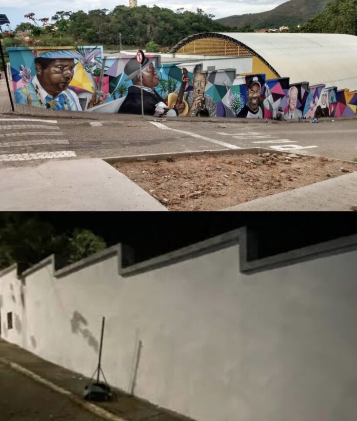 047DE0E7-22DB-4F78-B234-6BE039BAD75B Câmara Municipal esclarece que pinturas apagadas serão refeitas e projeto busca valorizar artistas e a cultura de Conceição do Mato Dentro