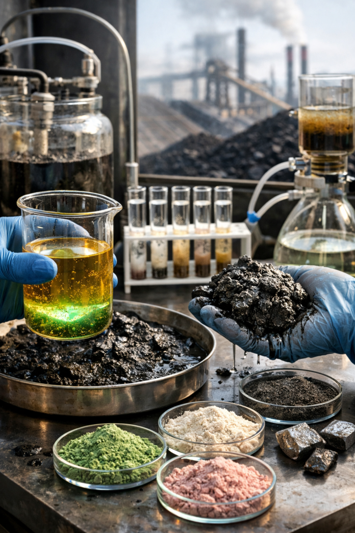 Cientistas dos EUA desenvolveram um novo método para extrair terras raras a partir de rejeitos de carvão. A técnica promete tornar a extração mais eficiente, sustentável e econômica.