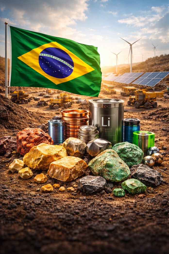 ChatGPT Image 18 de mar. de 2026, 12_38_11 Após anos fora do radar das grandes mineradoras, o setor de terras raras no Brasil começa a atrair atenção de gigantes globais, impulsionado por mudanças no mercado internacional e pela importância crescente desses minerais na transição energética