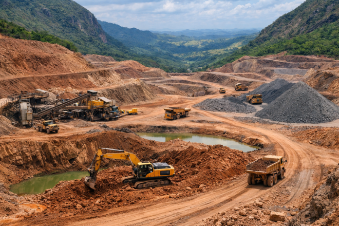 Mineração cresce 13,5% em Minas Gerais no fim de 2025 enquanto Bahia avança com nova mina de níquel, reforçando o papel do Brasil em minerais estratégicos.