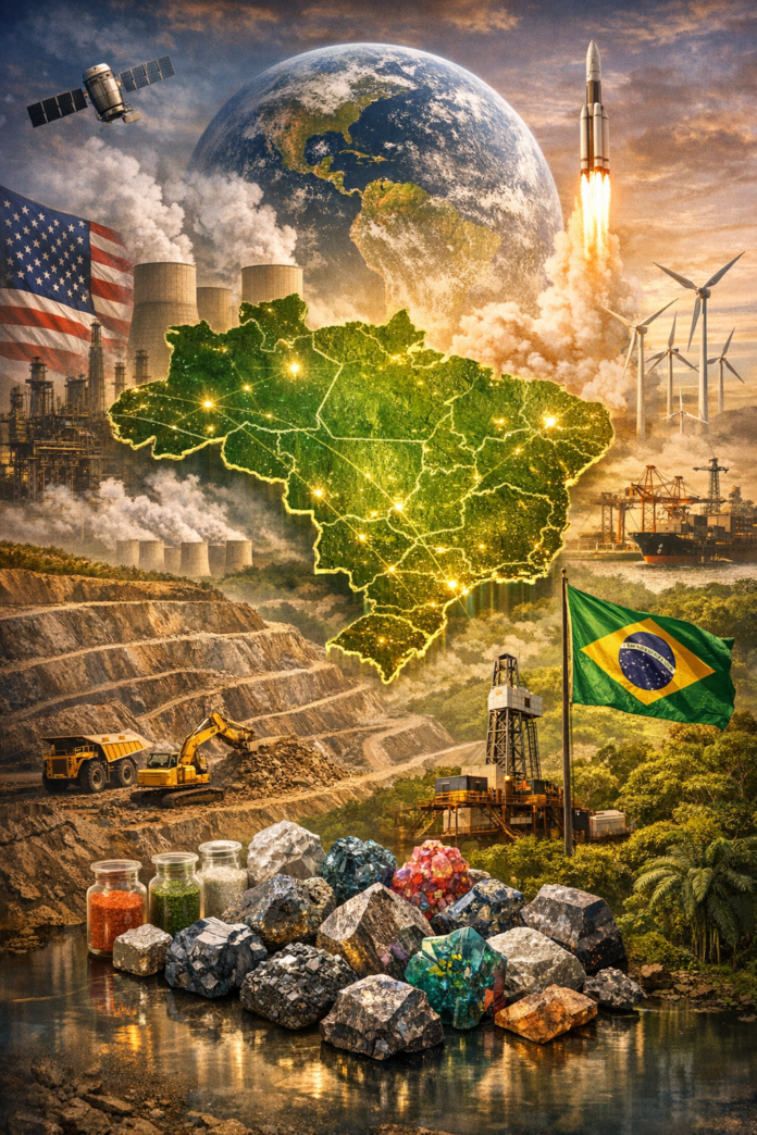 Reservas de terras raras no Brasil podem valer 186% do PIB, segundo estudo do BID, colocando o país no centro da disputa global por minerais críticos usados em tecnologia e energia