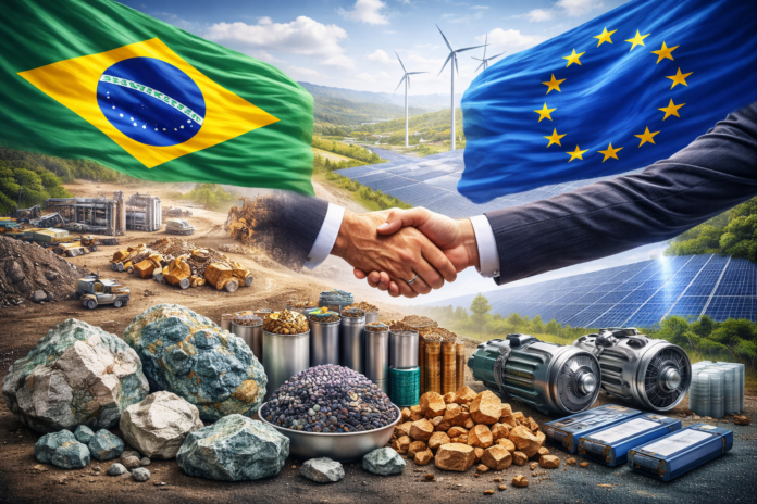 Brasil busca parceria com países europeus para explorar minerais estratégicos e terras raras e ampliar participação na cadeia global da transição energética