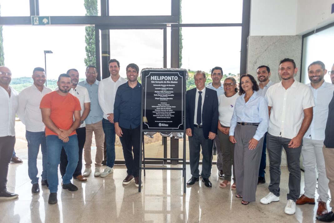São Gonçalo do Rio Abaixo inaugura heliponto no Pronto Atendimento e secretário de Saúde de Minas anuncia abertura de cirurgias e internações no hospital ainda em 2026