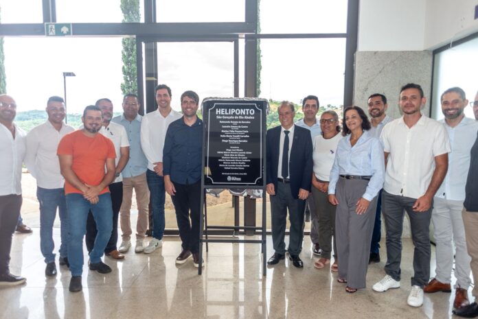 São Gonçalo do Rio Abaixo inaugura heliponto no Pronto Atendimento e secretário de Saúde de Minas anuncia abertura de cirurgias e internações no hospital ainda em 2026
