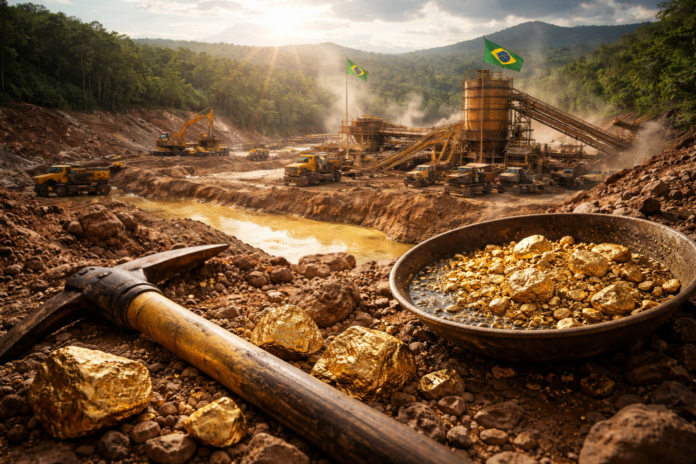 ChatGPT Image 15 de abr. de 2026, 18_09_23 Debates sobre ouro e criação de estatal colocam mineração no Brasil em alerta, com riscos regulatórios e impacto na competitividade do setor em 2026
