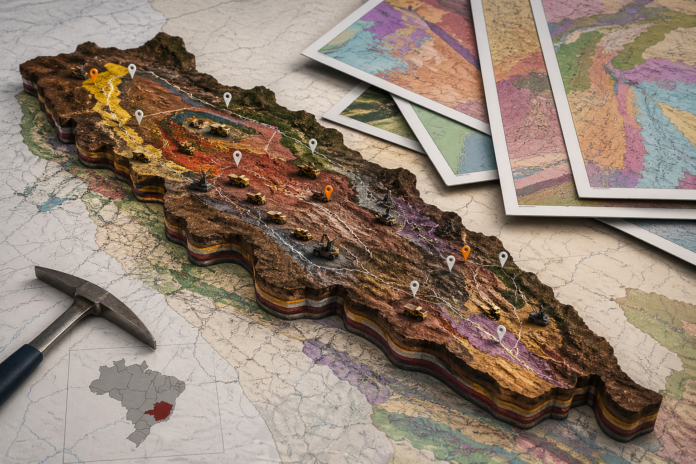 O SGB divulgou cinco novos mapas do Quadrilátero Ferrífero em Minas Gerais com dados detalhados sobre geologia, estratigrafia e recursos minerais, fortalecendo o desenvolvimento mineral sustentável