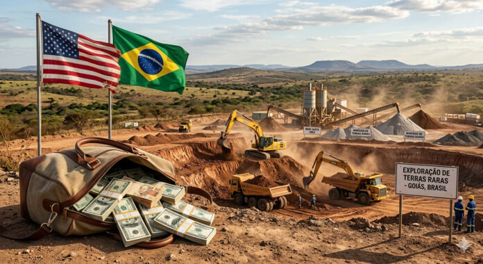 Empréstimo de US$ 565 milhões à Serra Verde garante aos EUA prioridade sobre terras raras produzidas no Brasil, ampliando a disputa global por minerais estratégicos.
