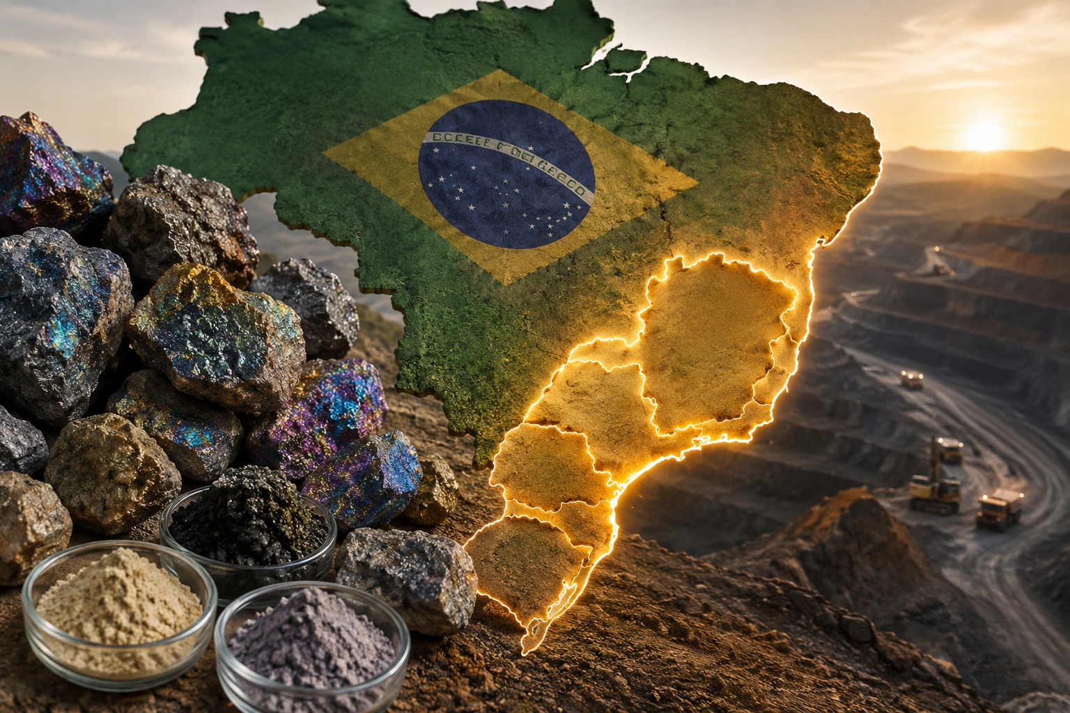 Pesquisa aponta milhões de terras raras no Sul e Sudeste do Brasil