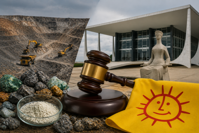 O Psol acionou o STF para cobrar a criação de regras específicas para a exploração de terras raras e minerais estratégicos no Brasil. A sigla afirma que a legislação atual não acompanha a importância desses recursos para a economia e a tecnologia.
