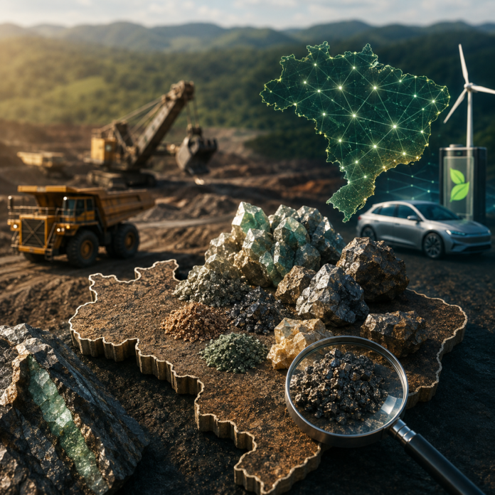 Estudo apresentado pelo MME servirá de base para a Estratégia Nacional de Terras Raras, com foco na industrialização, agregação de valor e fortalecimento da cadeia de minerais críticos no Brasil