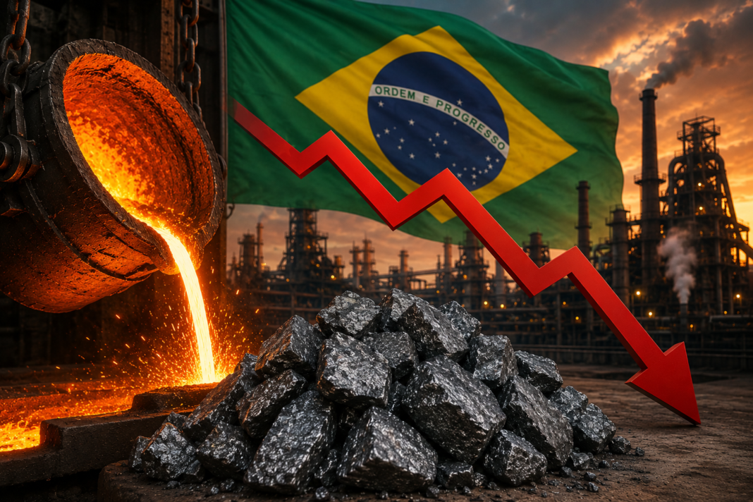 Setor de ferro gusa teme prejuízos com proposta de tarifas de até 37,5% nos Estados Unidos. Minas Gerais, responsável por cerca de 70% da produção nacional, pode sofrer impactos em empregos, exportações e competitividade