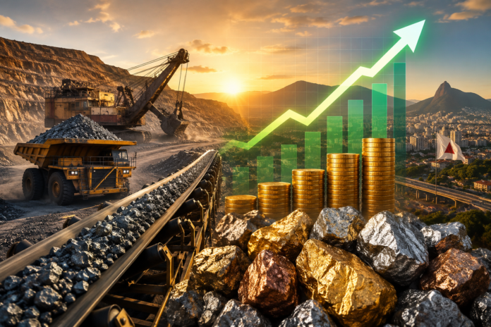 A mineração manteve forte impacto na economia de Minas Gerais ao registrar superávit de US$ 2,6 bilhões no primeiro trimestre de 2026, ampliar a geração de empregos e liderar a arrecadação da CFEM, com perspectivas positivas para o restante do ano