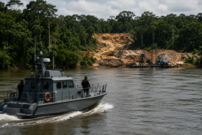 O MPF recomendou que a Marinha adote novas medidas para combater o garimpo ilegal na Amazônia, incluindo exigência de licença ambiental, uso de GPS em dragas e reforço na fiscalização de embarcações.