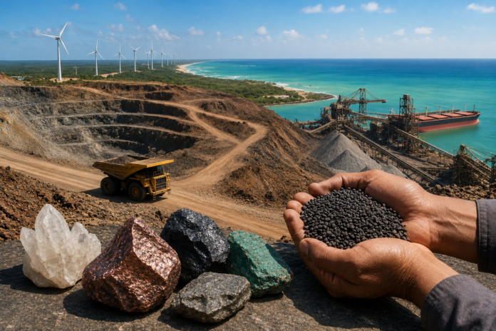 O Nordeste pode atrair US$ 6,4 bilhões em investimentos para sete projetos de minerais estratégicos na Bahia, Piauí e Sergipe, fortalecendo a região na cadeia global da mineração.
