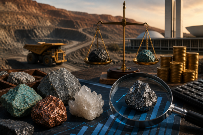 O governo federal estuda aplicar eventual imposto sobre minerais críticos de forma individualizada, avaliando cada cadeia produtiva antes de definir regras para a exportação de produtos com baixo beneficiamento