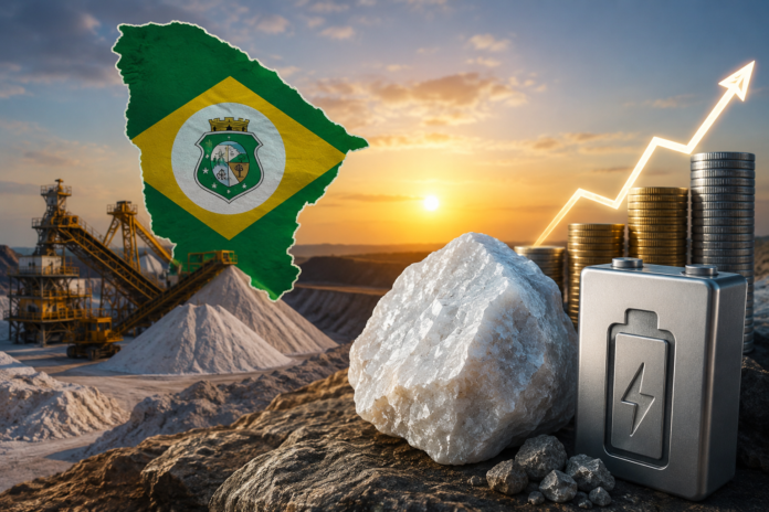 O lítio pode colocar Quixeramobim no mapa da mineração brasileira. A Serdan Mineração planeja investir US$ 1 bilhão no Ceará, com projeto que prevê exploração mineral e instalação de uma fábrica de concentrado